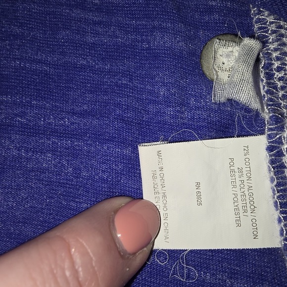 BKE Men's Blue Marled Slub Polo Shirt L Contrast Stitch Casual Preppy Golf - Picture 5 of 7